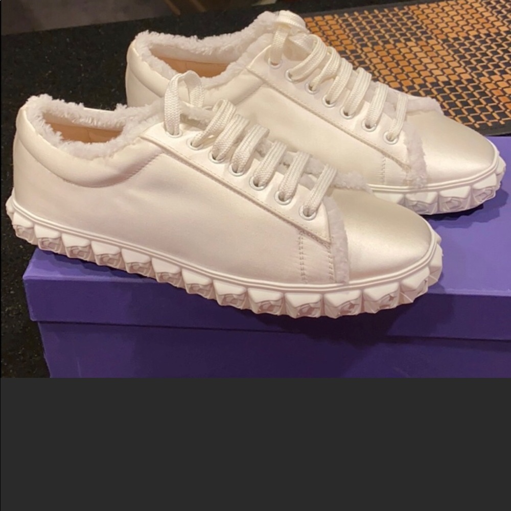 Stuart Weitzman Fringe Coverstory sneaker